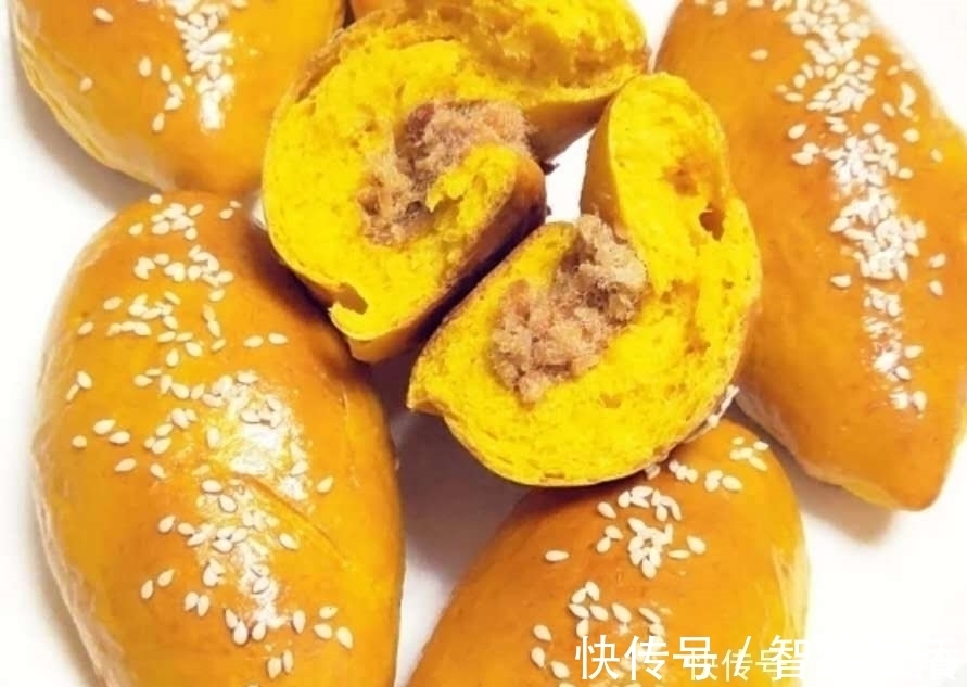 肉松|此面包的做法最近火了,不用一滴水,比油条简单,比鸡蛋饼好吃