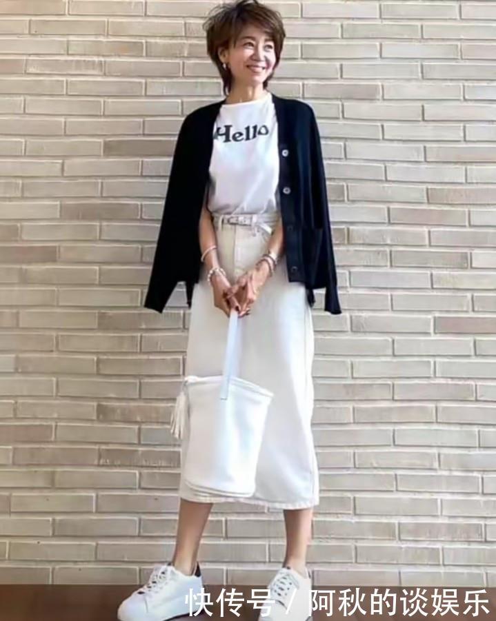 穿搭|50岁女人穿不出高级感？学日本主妇从“三要素”穿法，时尚且年轻