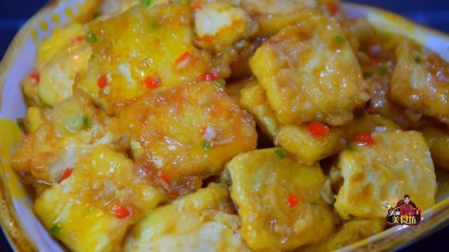 3块豆腐1只鸡蛋,教你做美味的红烧豆腐,又香又下饭,真解馋