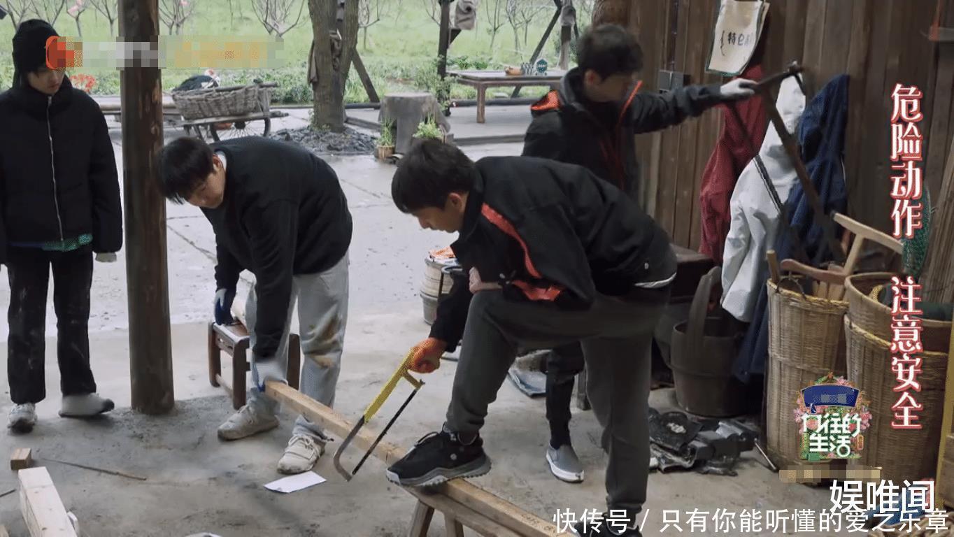 锯子|《向往5》黄磊智商下线,接连抱怨农具不给力,弹幕揭开了真相