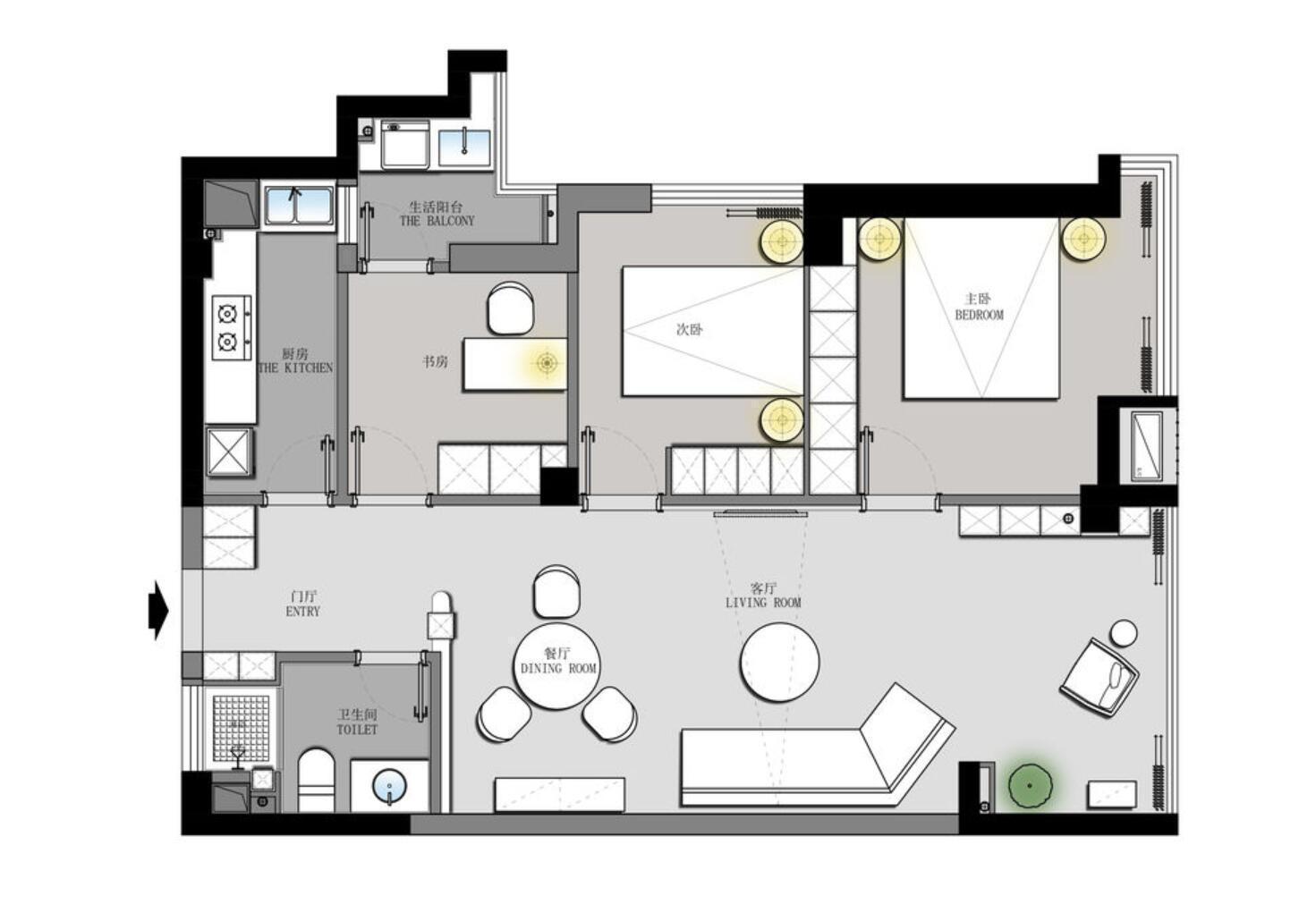 主卧室|见过太多装修风格,他以“网红风”定位新家,完工后超有质感