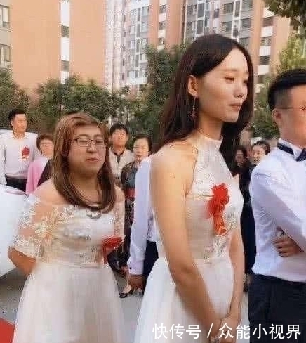 婚礼现场|婚礼现场被“伴娘”抢了风头,当看到伴娘后,网友:输的不冤