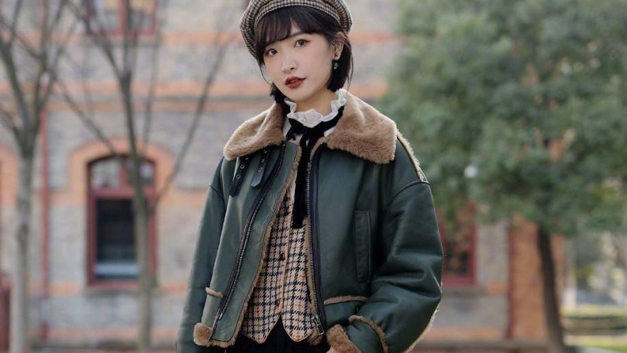 清纯|小姐姐这身穿搭真的是个性十足, 又不失清纯可爱