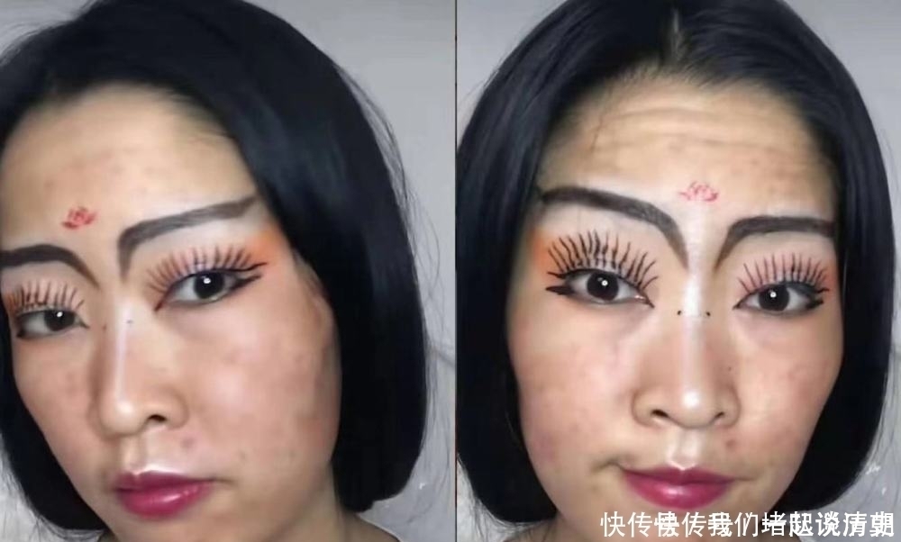 仿妆|同是仿妆,手不手残一比就知道了,网友:手残就别出来吓人了!
