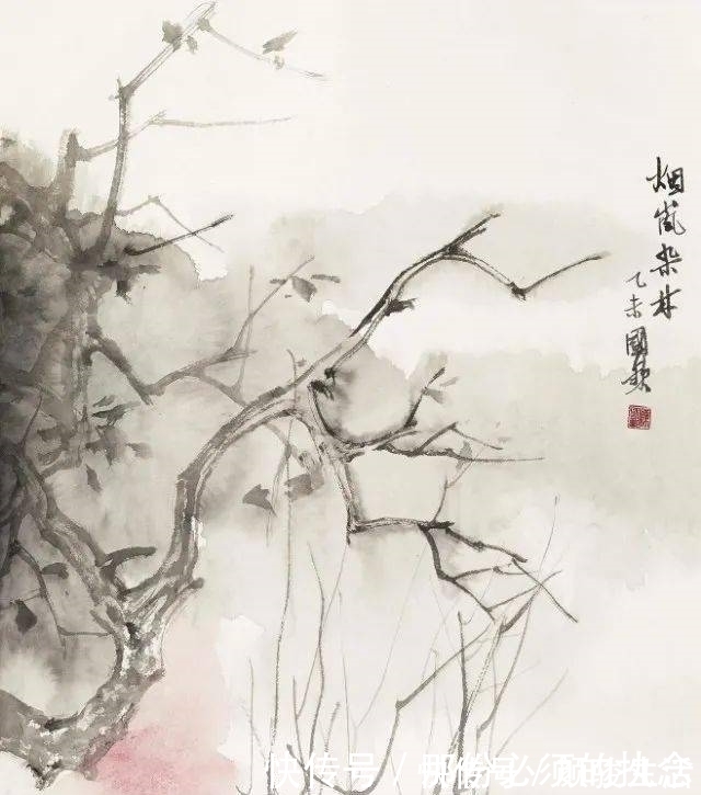 雾气&他画中清淡朦胧的杂林疏影、雾气山岚,给人一种简疏美和禅意美