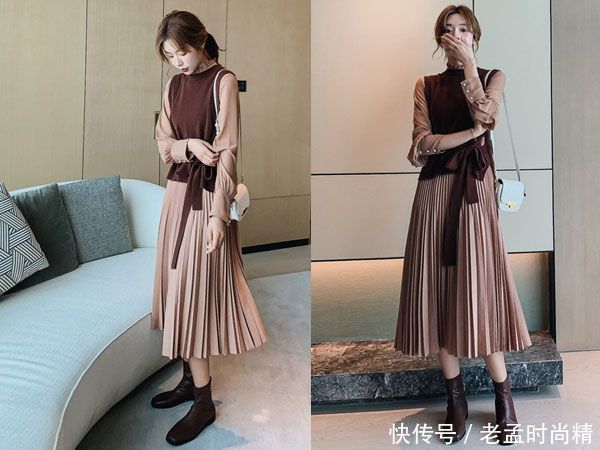 不会穿衣搭配就试试套装吧,轻轻松松的时尚感