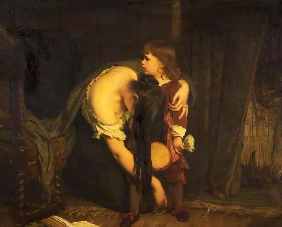 利奥波德|詹姆斯·桑特丨笔下维多利亚女子,润玉雕琢般柔美