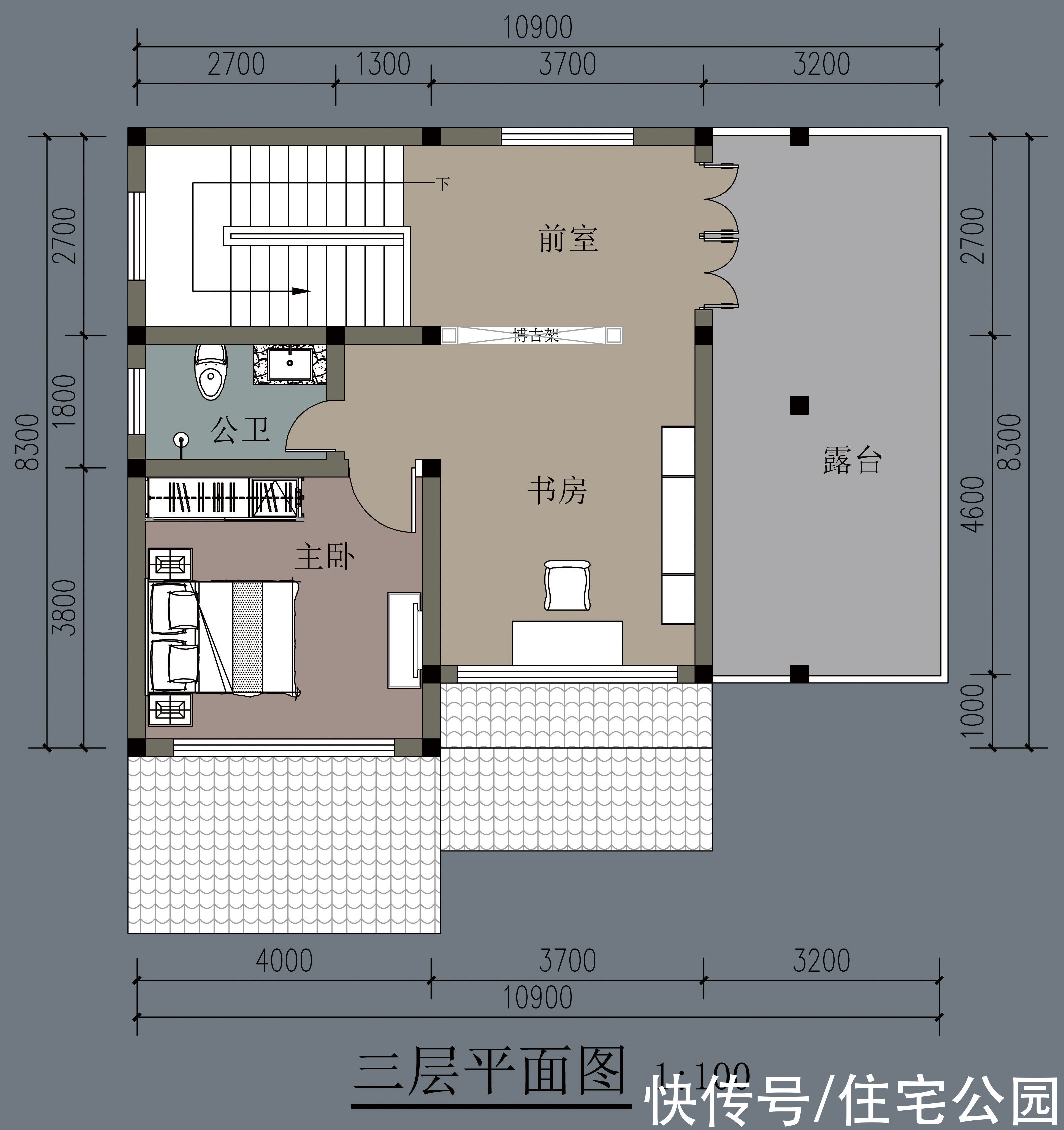 回农村给父母盖养老房,三兄弟各选了一套图纸,大家看看哪套好?