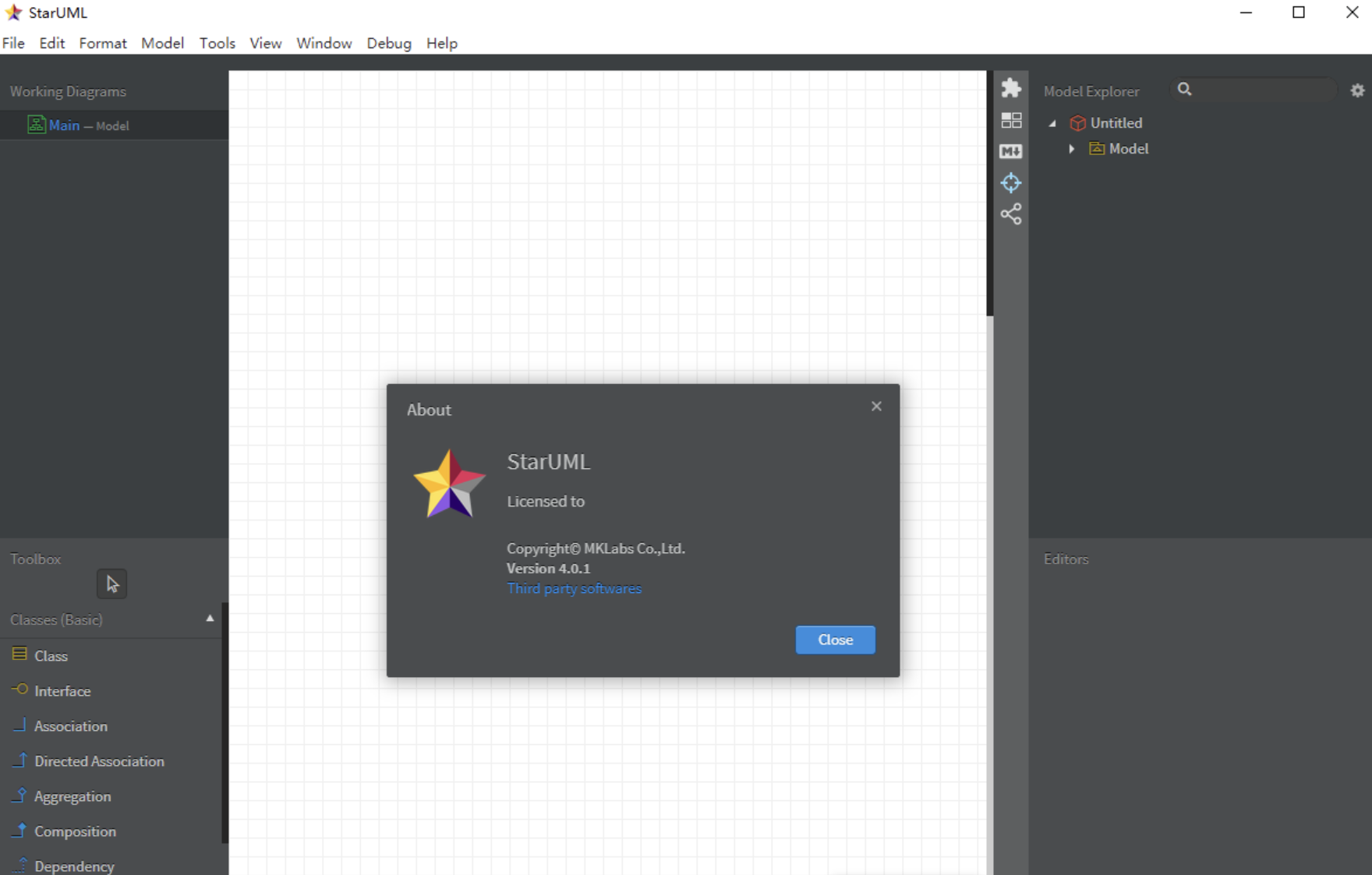 StarUML v6.3.0 UML建模设计-下载否