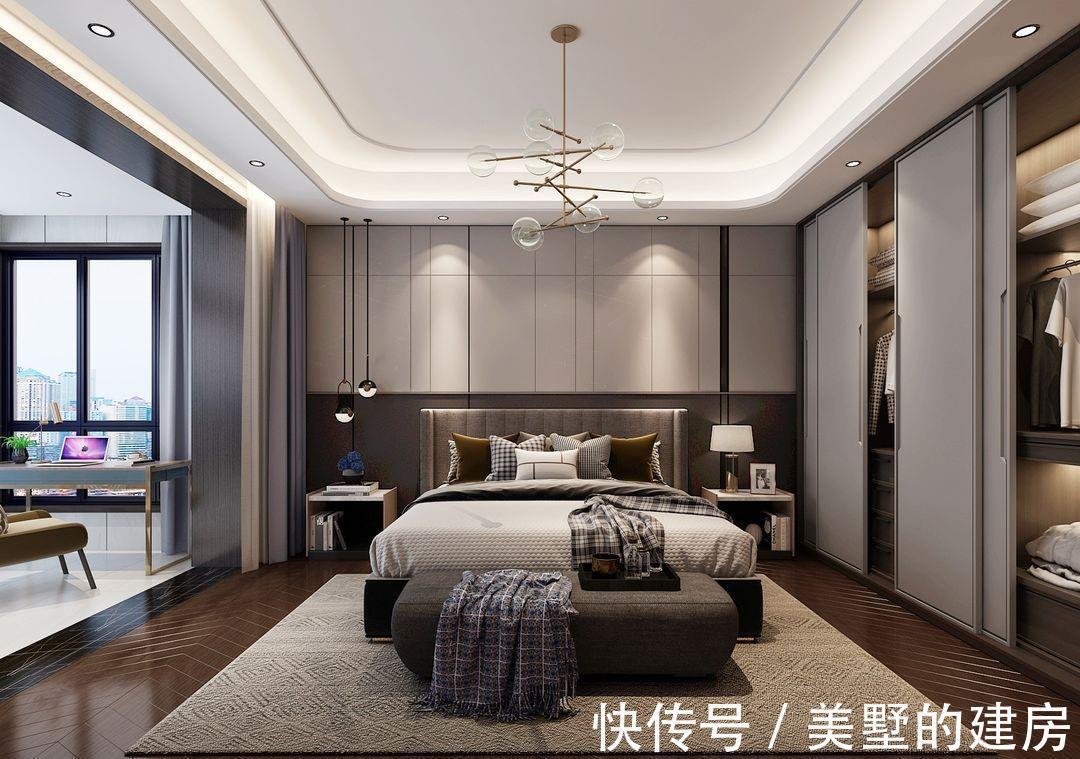 背景墙|300平经典欧式风大别墅，玄关犹如水墨画，看到儿童房绝对女儿奴