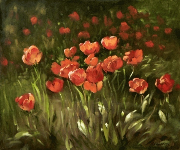 画家#乌克兰画家亚历山大·耶尼的油画,雅致!