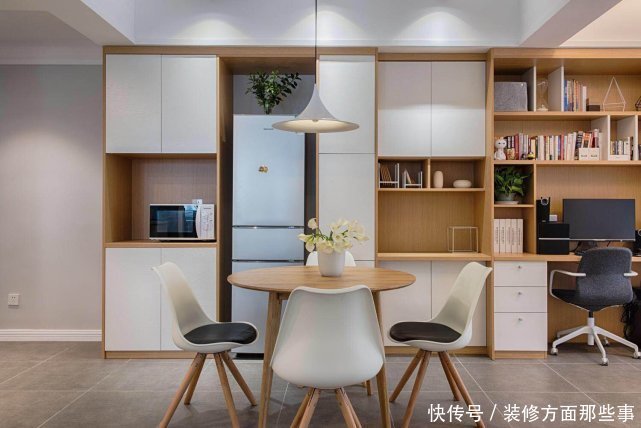 床头柜|60平简约风二居室在开放式设计放大空间,是我理想中家的样子