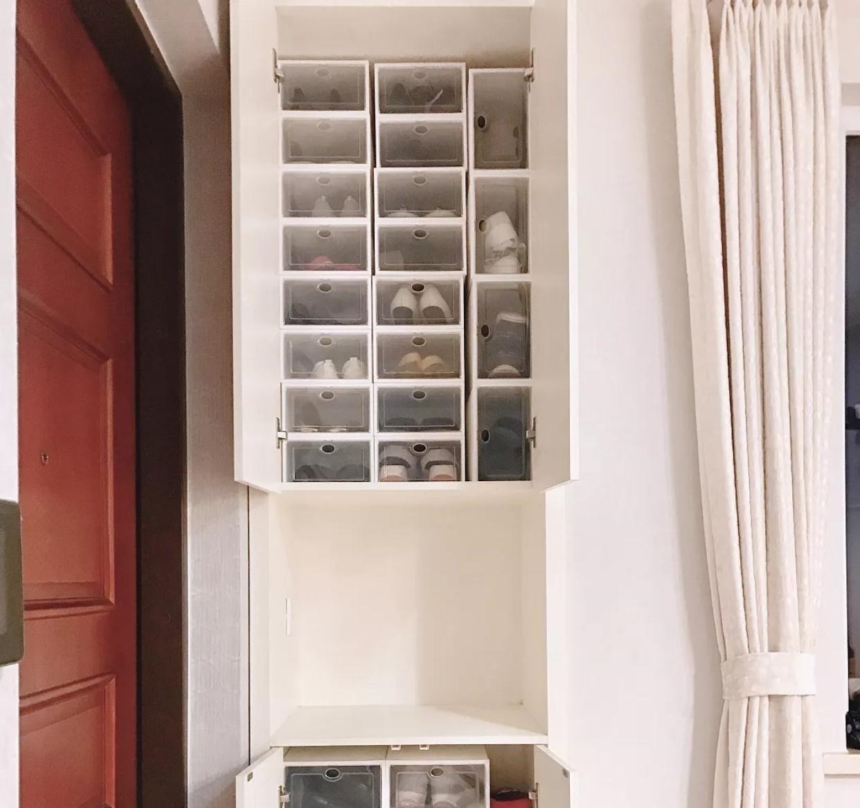 原木色|终于入住新房，漂亮极了，入户鞋柜特别喜欢，忍不住晒晒全屋！