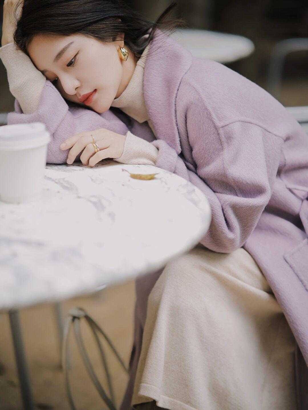 领口|见过世面的女人入冬都穿“毛呢大衣”,温柔保暖还有范儿,看看怎么搭吧!