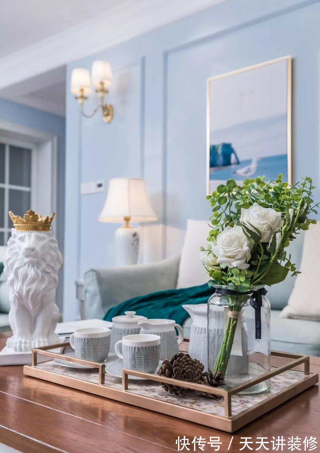 朋友之间|110平方米的欧式小家，彰显浪漫与柔情，餐厅的设计更是精致