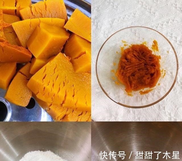 下午茶的最好选择南瓜脆皮小方,外焦里嫩,清甜软糯,超甜美!