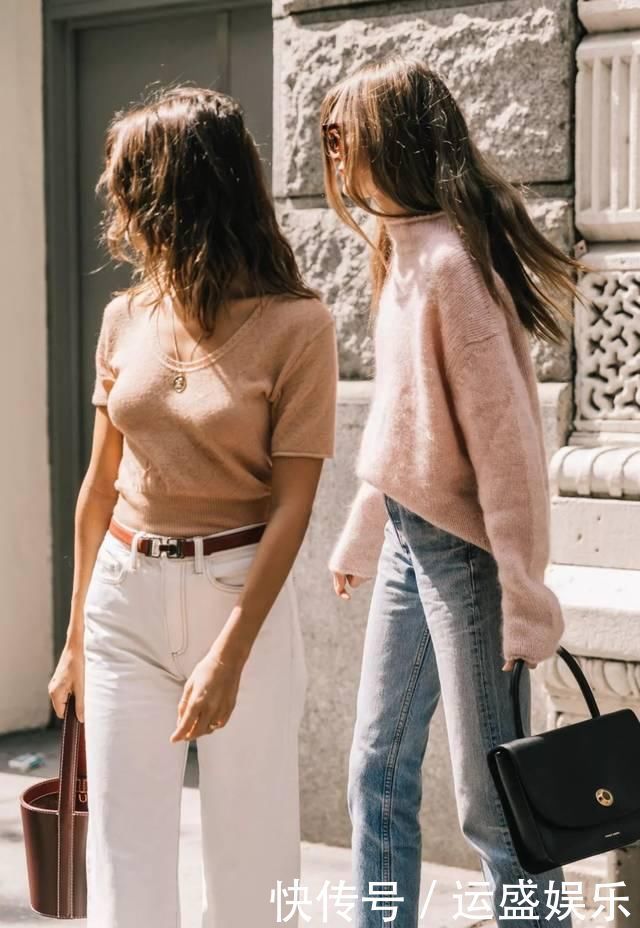 入春,你穿针织衫+阔腿裤的样子=简直太气质了