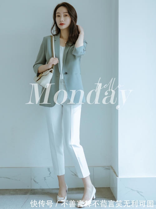 尖头 今年流行的“九分裤+低跟鞋”这样穿,显高还有气质,适合小个子