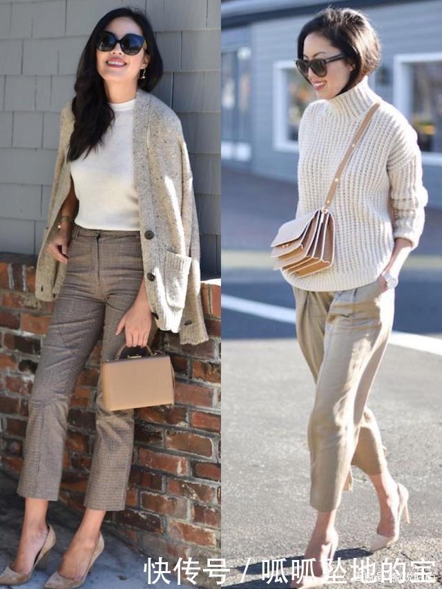40＋的女人别乱穿，试试“大衣＋锥形裤”，时髦减龄更是提气场