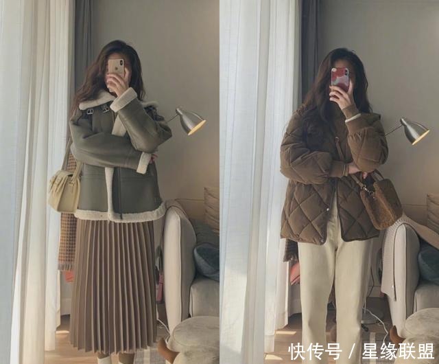 冬天别穿的太沉闷,奶白咖色浅灰等浅色系温暖又大方,好看还气质