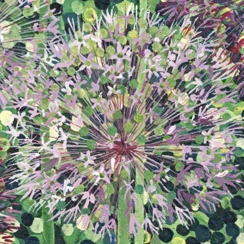 l她的画只用点,点了11年,点出了美到窒息的花园!