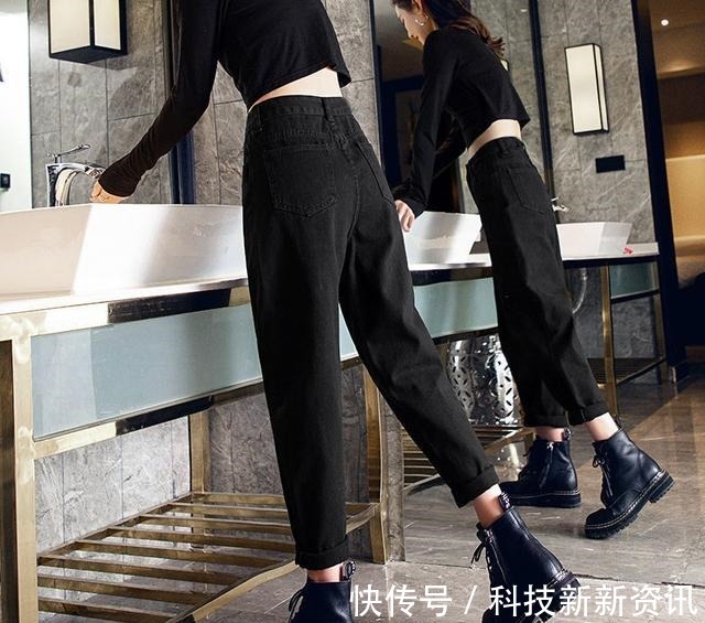 潮范感 阔腿裤“失宠”了,今年流行这款“老爹裤”,时髦洋气又显瘦!