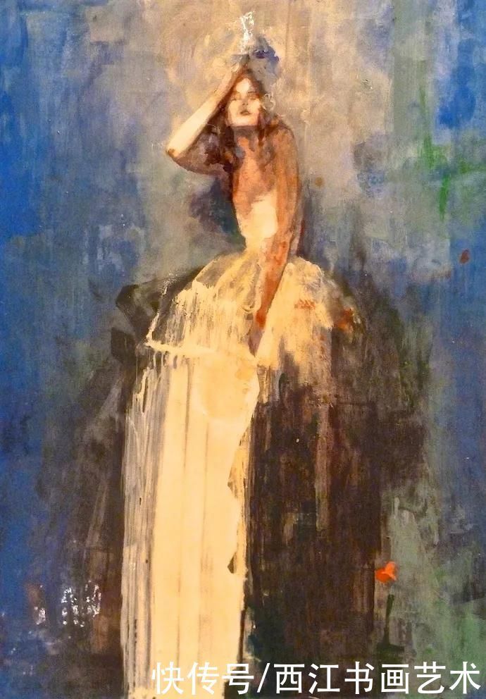 范妮|敏感，感性与永恒：法国女画家莫罗的抽象人物