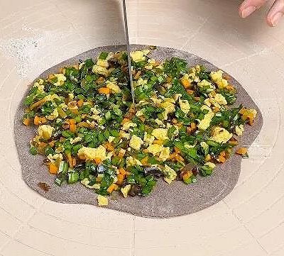 芝麻油|黑全麦馅饼