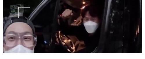 RM番外篇金钟国撞车，看着特别真实，不怪哈哈说话都结巴了