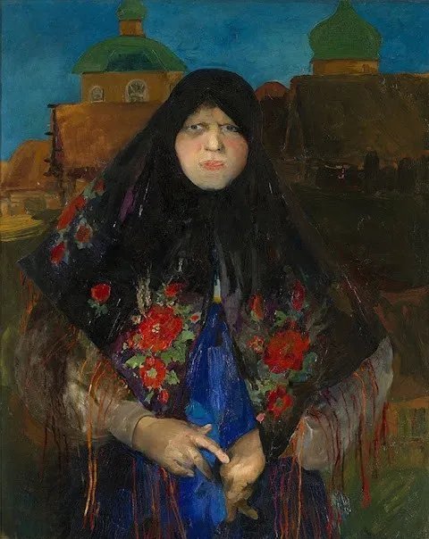 俄罗斯!色彩这么艳丽,居然是列宾工作室出来的画家