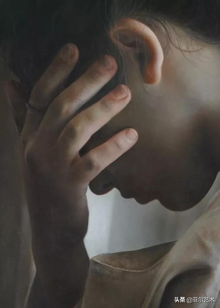 安妮·罗达!法国画家安妮·罗达超高清、超写实人物油画作品欣赏
