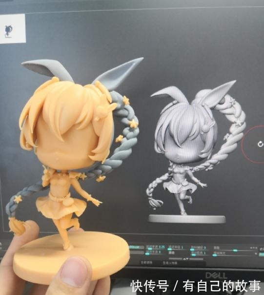 手办|斗罗小舞Q版手办曝光,蓝色头发,身材比例绝佳,造型很灵动!