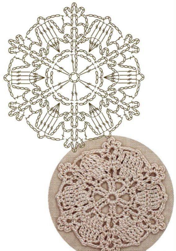 55款钩编平面花片图解，各个形状都有，以后钩什么都可以！收藏