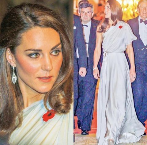 凯特王妃闪光时刻英国王室最优雅的女人,穿上高定礼服仙气飘飘
