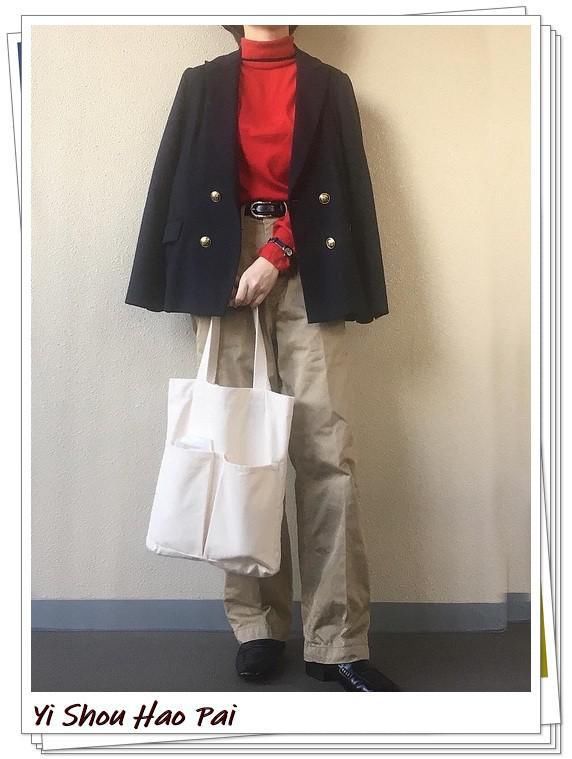 春节要带一点红！红色高领针织衫的20种搭配分享