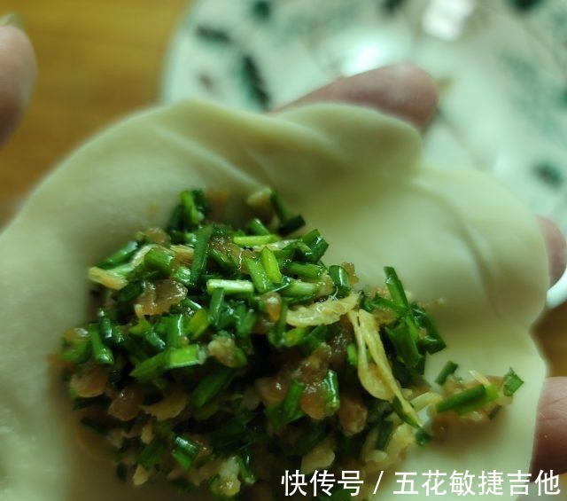 美食天下|虾皮鲜肉韭菜水饺，味道很鲜美，超好吃！