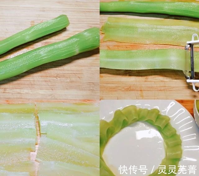 莴笋|脆爽嫩滑,减肥瘦身~莴笋拌鸡肉片!