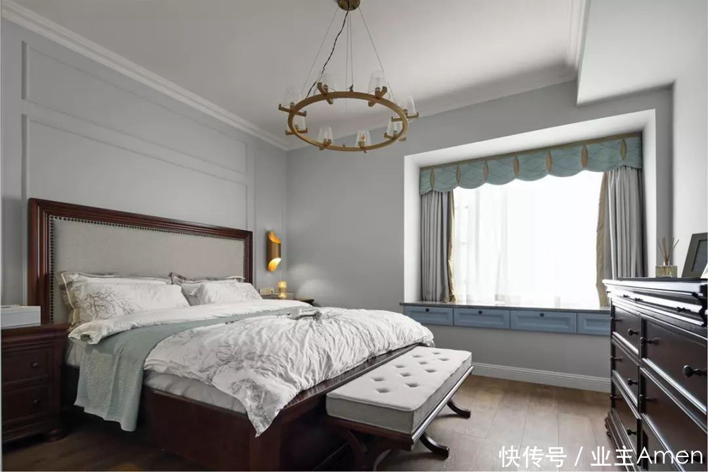 轻奢风格|大房型想设计美式轻奢风格,187平的大平层这样设计,优雅高品质