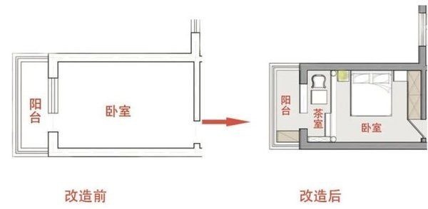 墙体|房子小？47㎡一居拆改变2居，美女设计师展示设计的魔力！