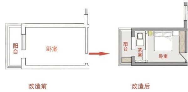 墙体|房子小?47㎡一居拆改变2居,美女设计师展示设计的魔力!