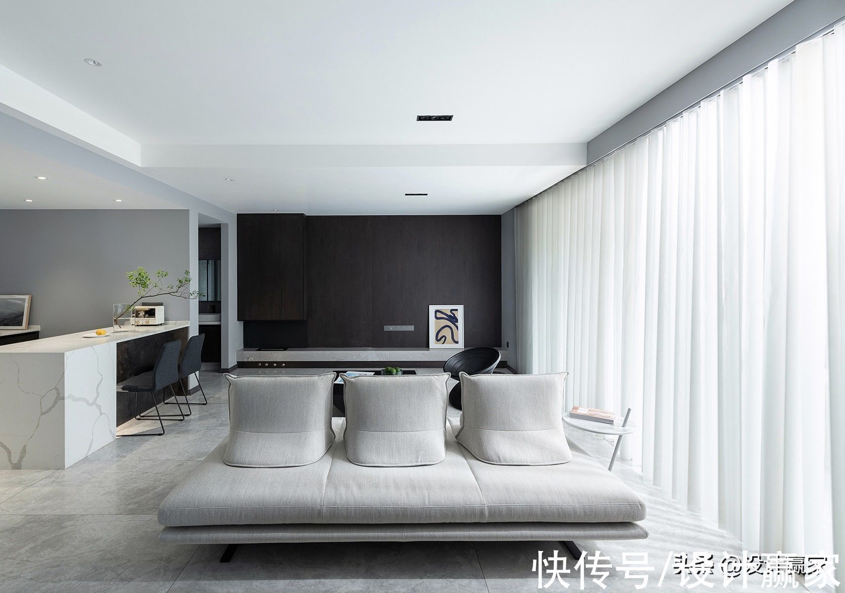 楼梯|200㎡现代风别墅,简约中体现出美感与质感,不愧是企业高管的家