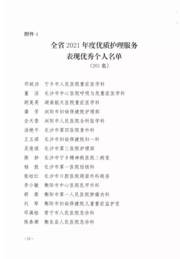 常德市第四人民医院|常德市第四人民医院护理部获两项省级荣誉