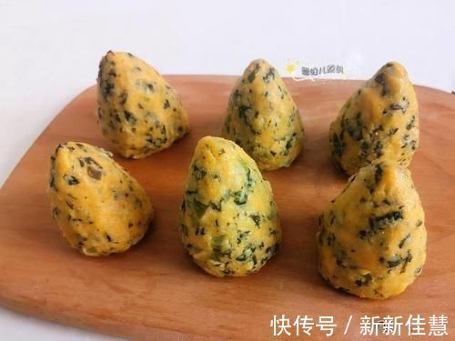 1碗玉米面3棵青菜，不烤不烙做法简单好吃，钙质高比蛋糕有营养