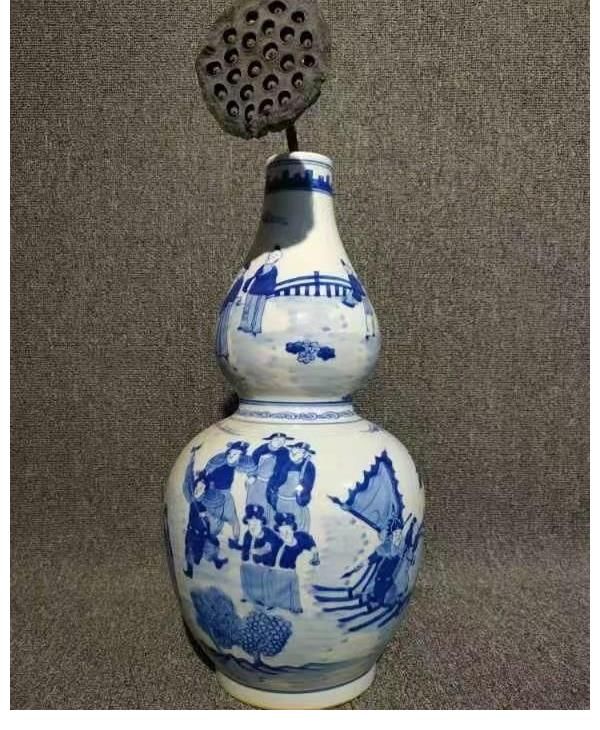 清代!清代青花葫芦瓶鉴赏