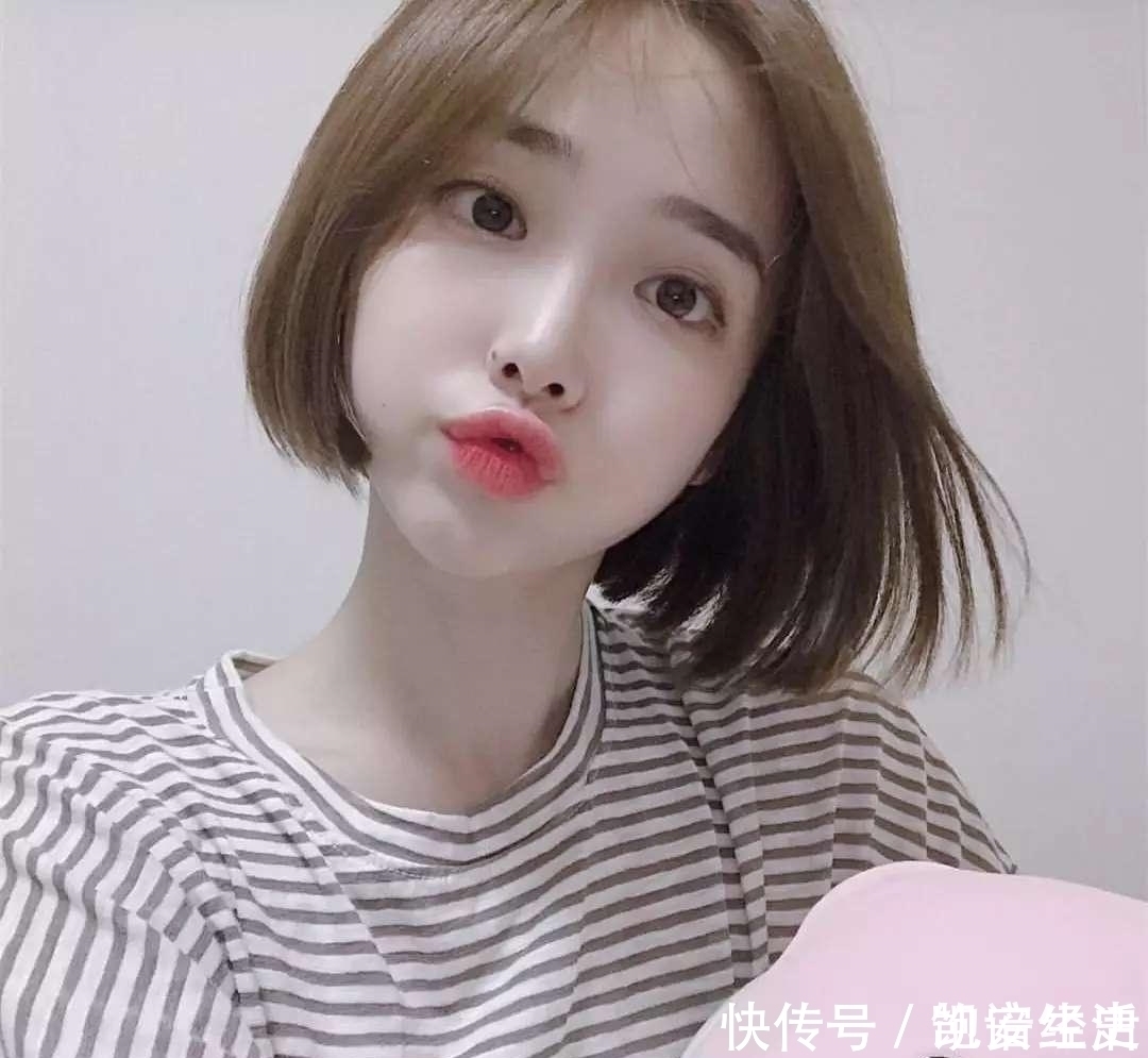 姑娘|圆脸姑娘,刘海这样剪才让你的发型更漂亮!