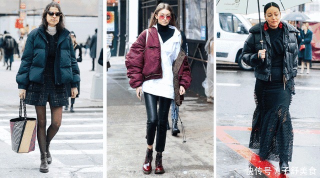 冬天穿羽绒服别只选黑灰色,今年流行这4款“亮色羽绒服”,洋气