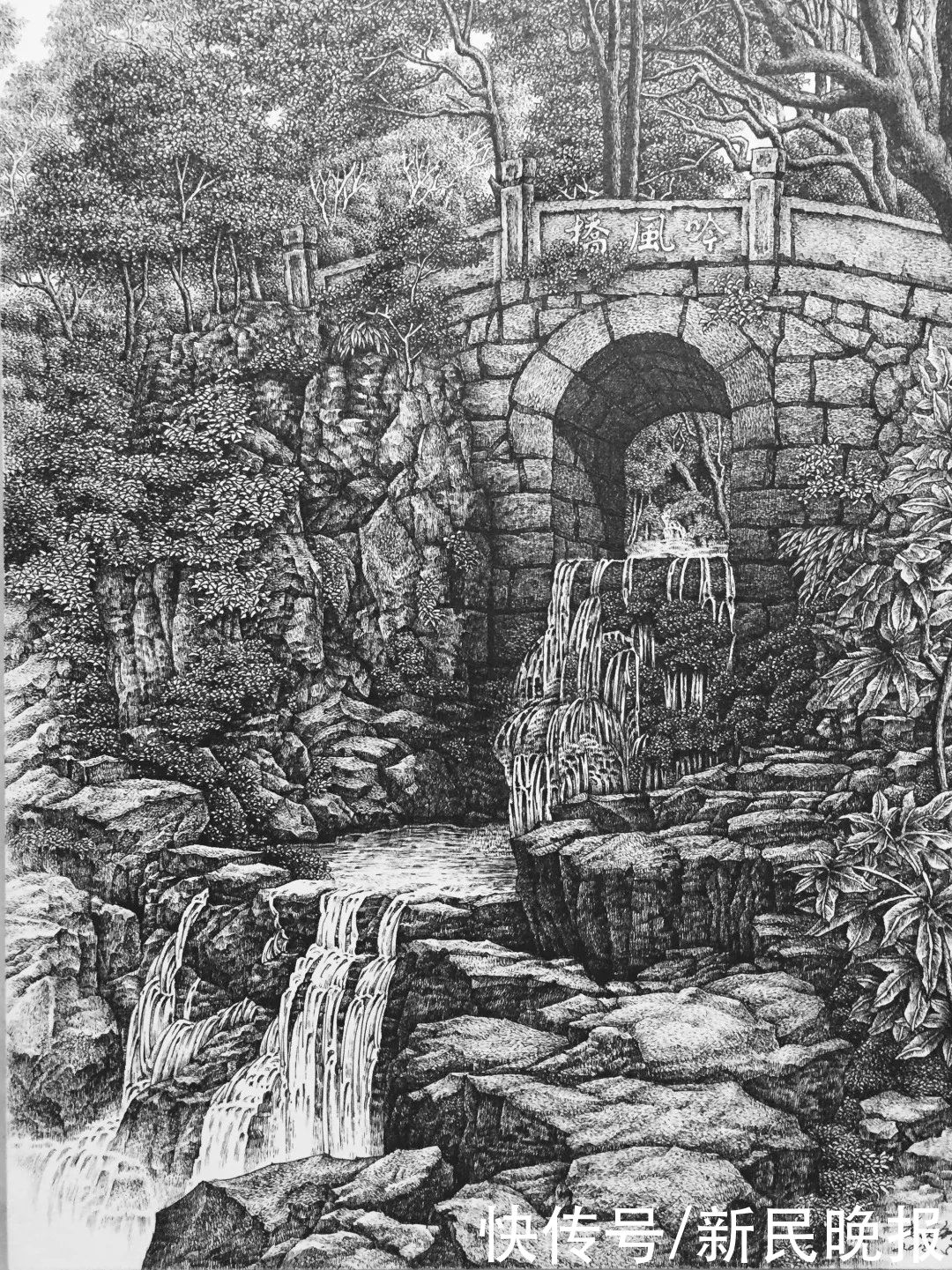 金汇|惊艳！钢笔画里的上海水乡