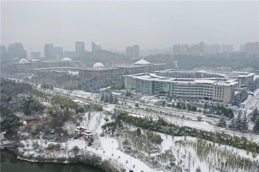 公园雪景|全世界都在瞒着观山湖下雪 观山湖的雪在哪啊啊啊啊？