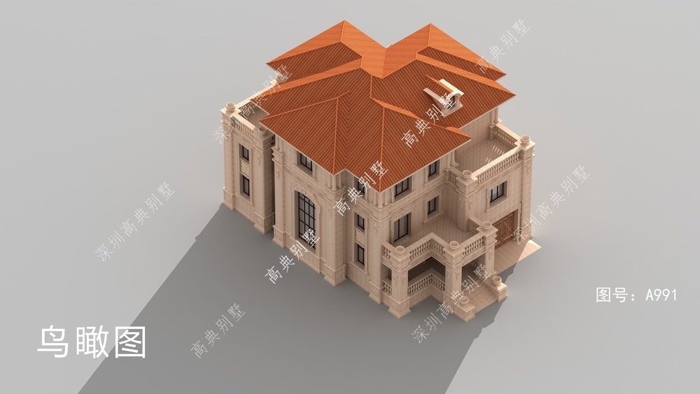 户型|自建乡村别墅,外观精致大气