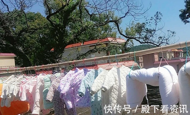 衣架|无意发现婆婆这样晒衣服,真不愧干过家政的,真方便!给你们晒晒